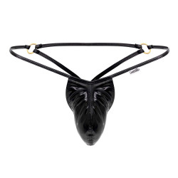 CandyMan String Effet Mouillé Benten Noir